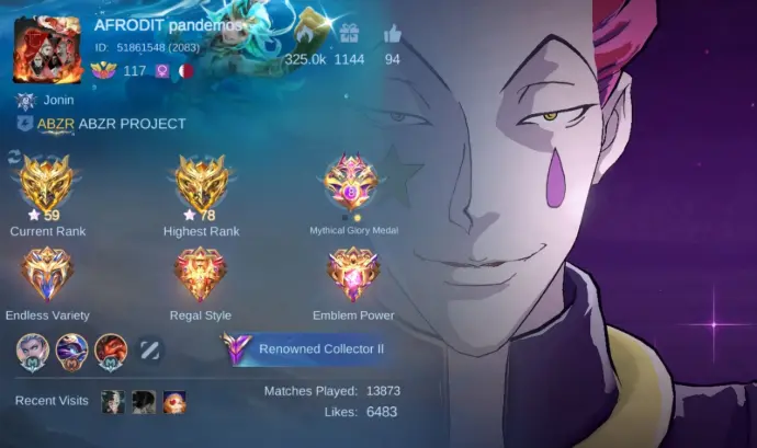 Lilik's Mobilelegends Bang Bang account